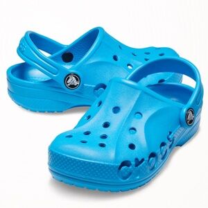 Blue CROCS Kids Baya Clogs 7C